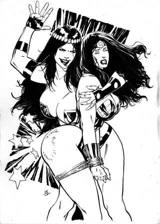 barda spanks wonder woman