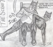 batman spanks catwoman by tim