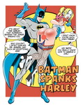 batman spanks harley quinn