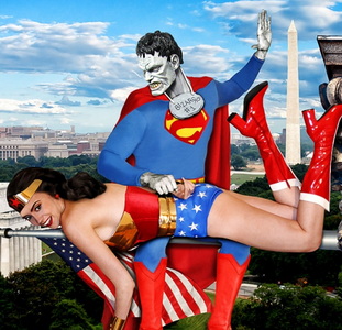 bizarro spanks wonder woman