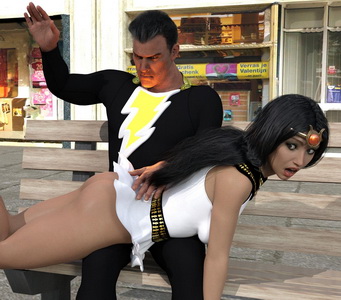 black adam spanks isis