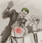 joker spanks harley otk mr jer