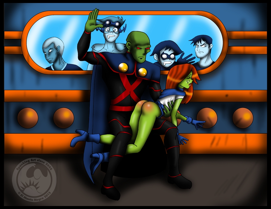 teen titans martian spanking