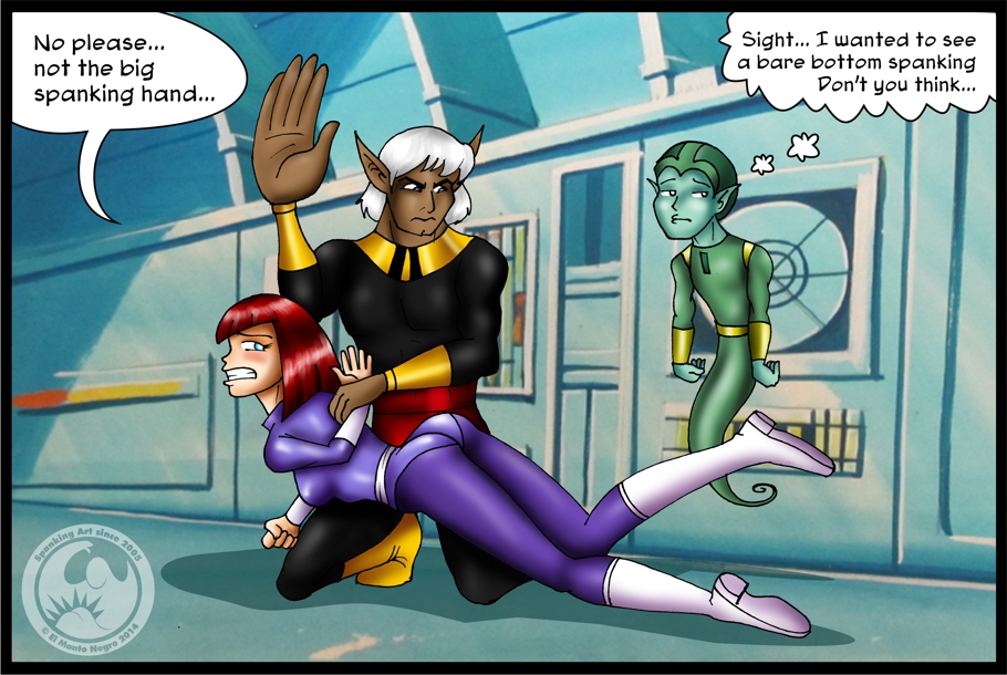 meteor man spanks gravity girl art by el manto negro