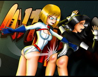 power girl spanks terra