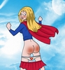 spanked supergirl by spanka