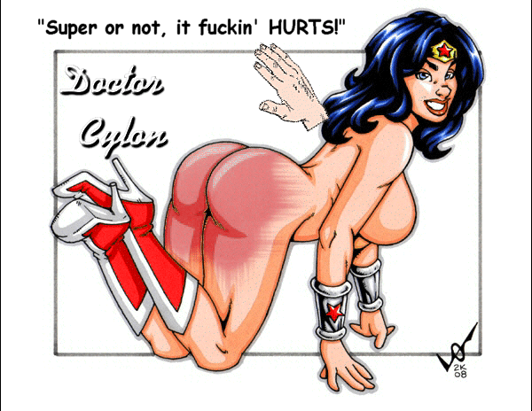 wonder woman spanking animation by doc cylon