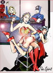 wonder woman spanks phantom lady